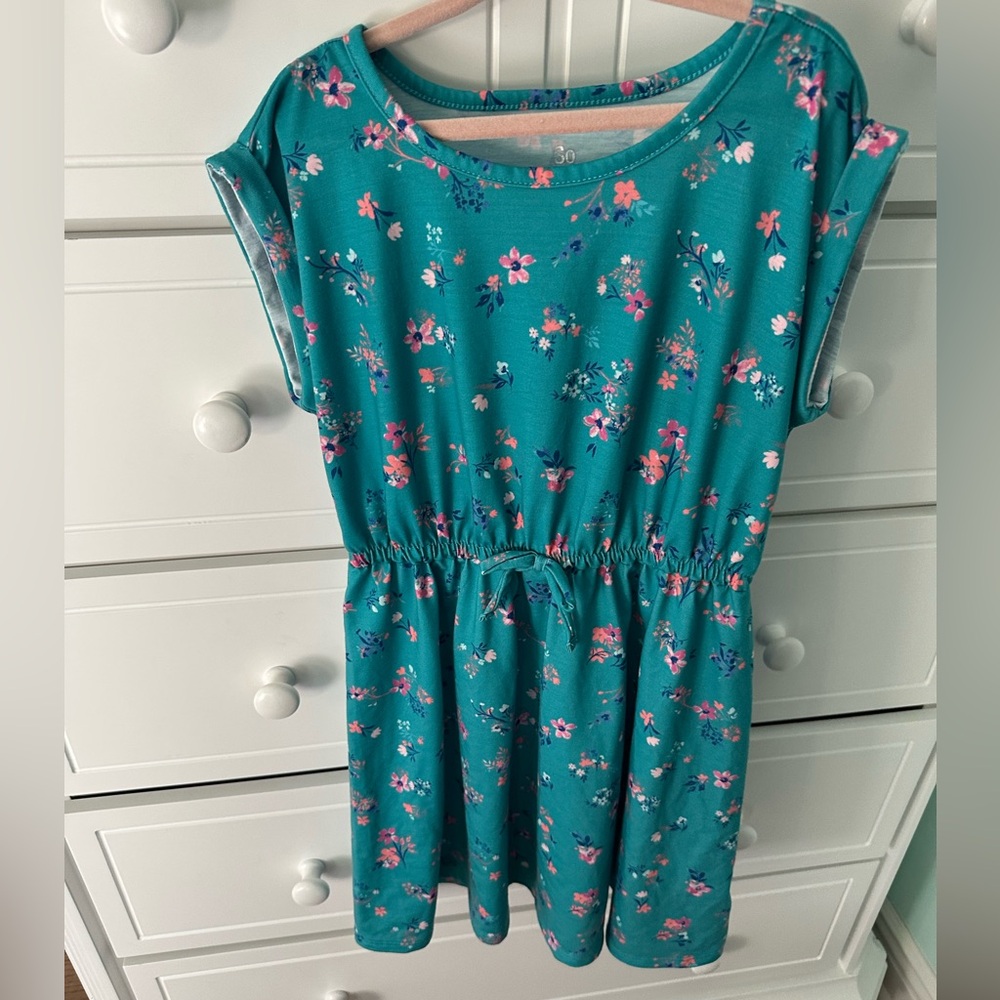 SO 7/8 Teal Kids Dress